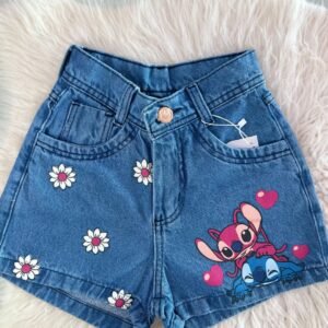 SHORT JEANS  Stitch Little