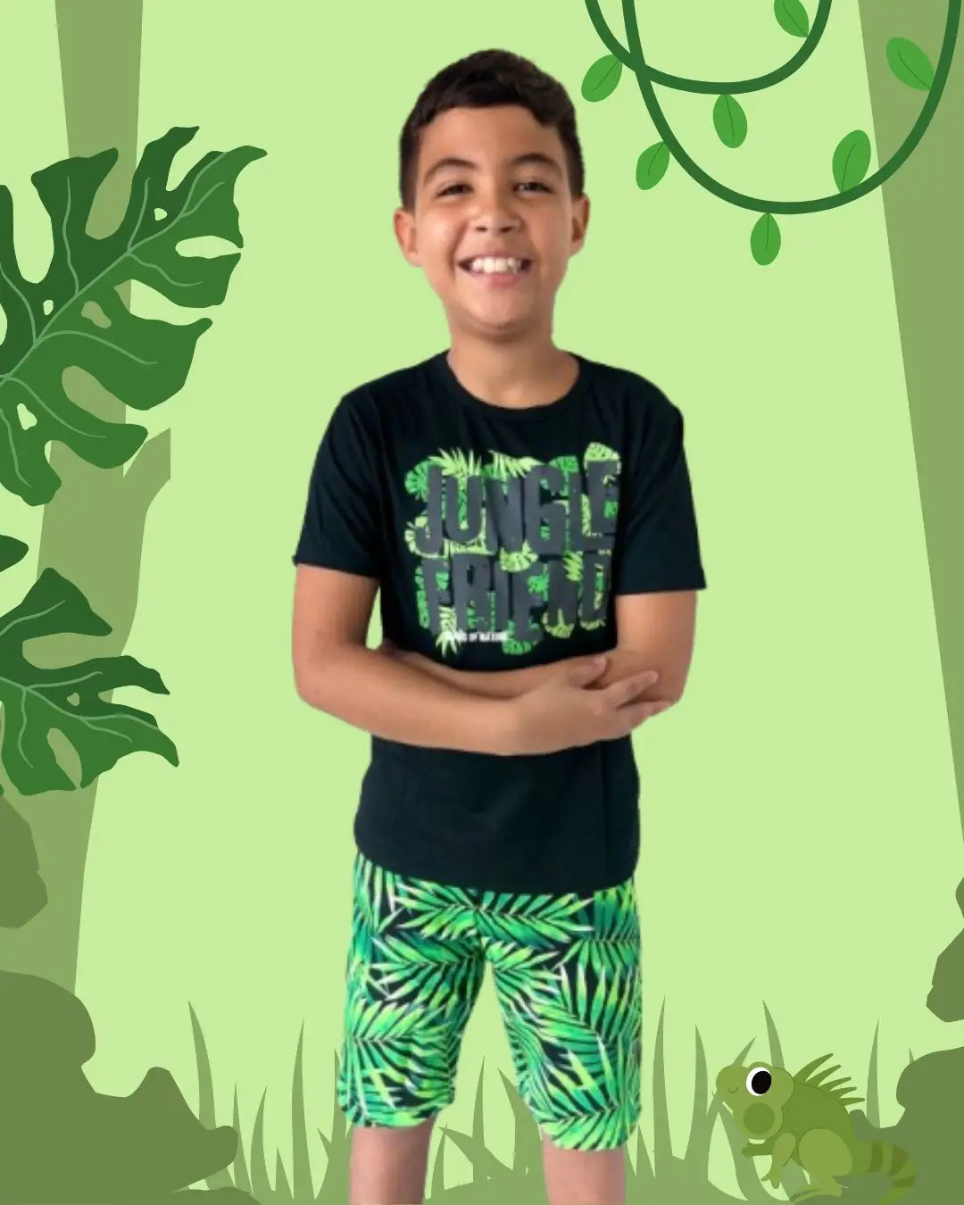 Conjunto Menino Jungle