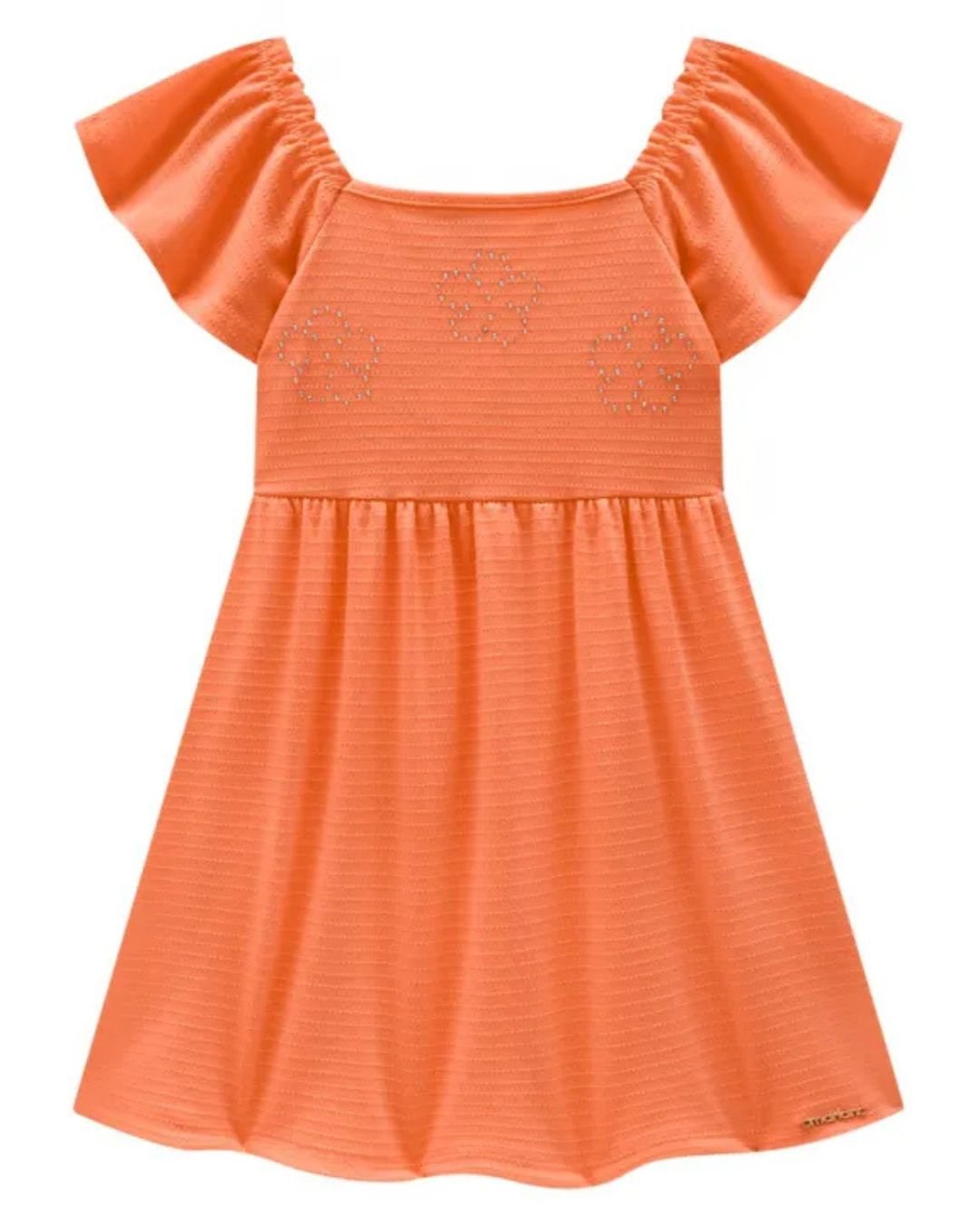 Vestido Cotton Maquinetado Marlan